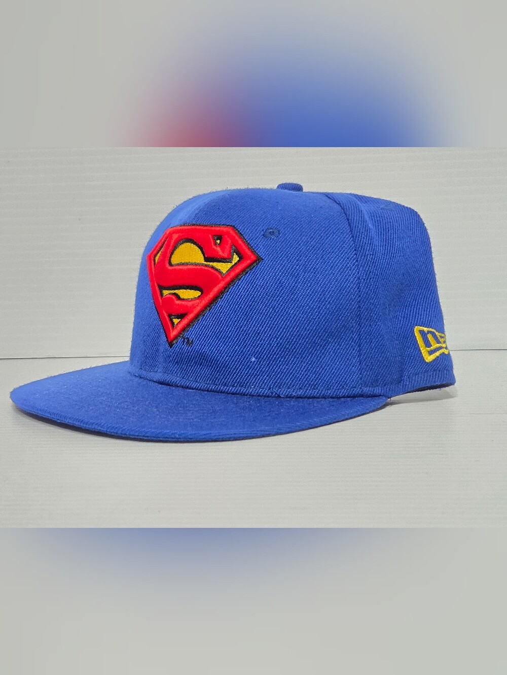 Superman X Dc Comics X Dc Shoes Fitted Trucker Hat Sz 7 3/4